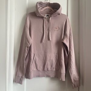 Roots Raglan Mauve Zip-Up Hoodie